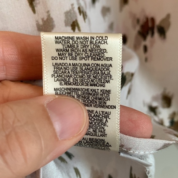 Cloth & Stone Print Shirt Sz M - Picture 8 of 9